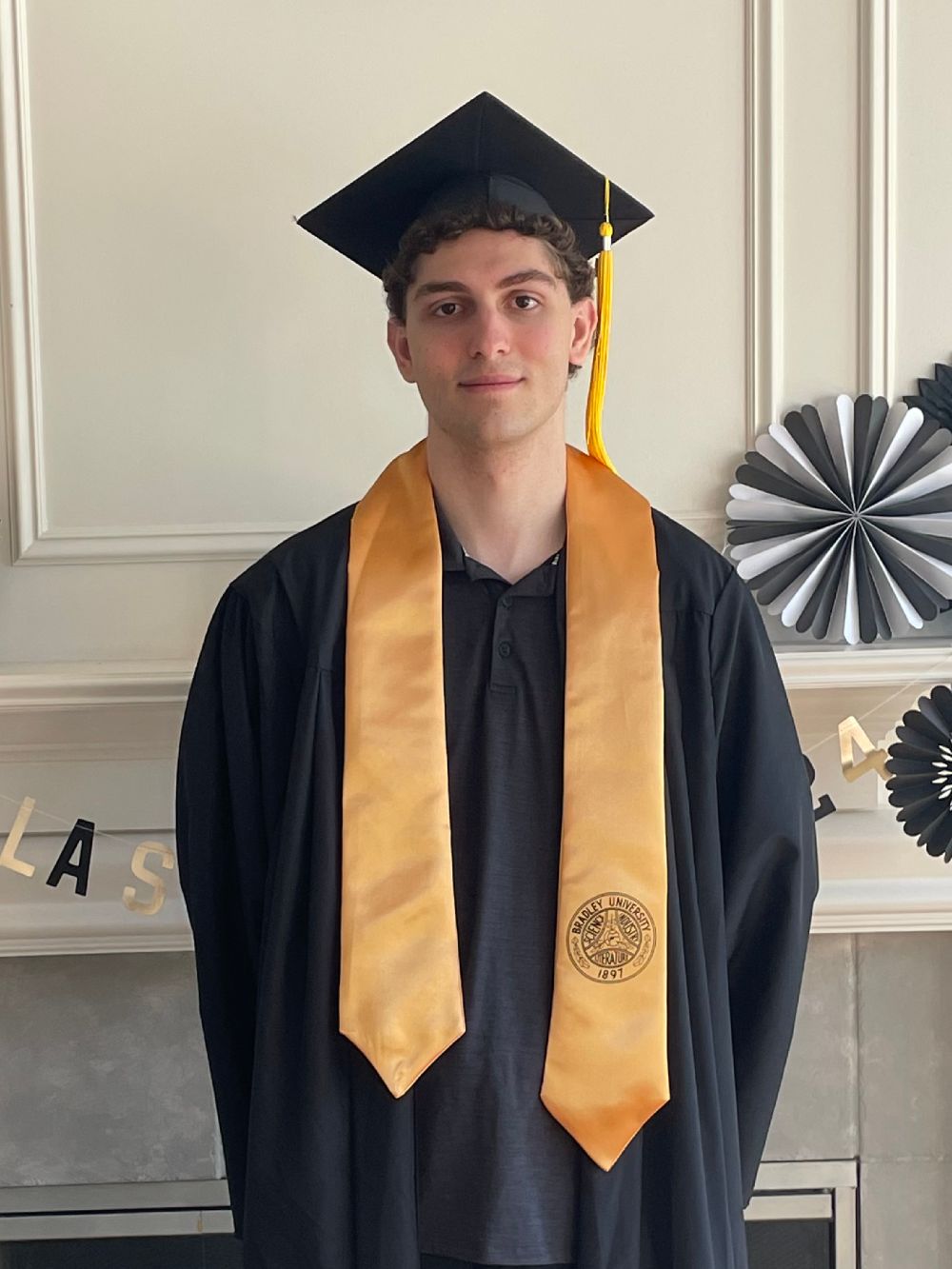 Caleb in cap and gown